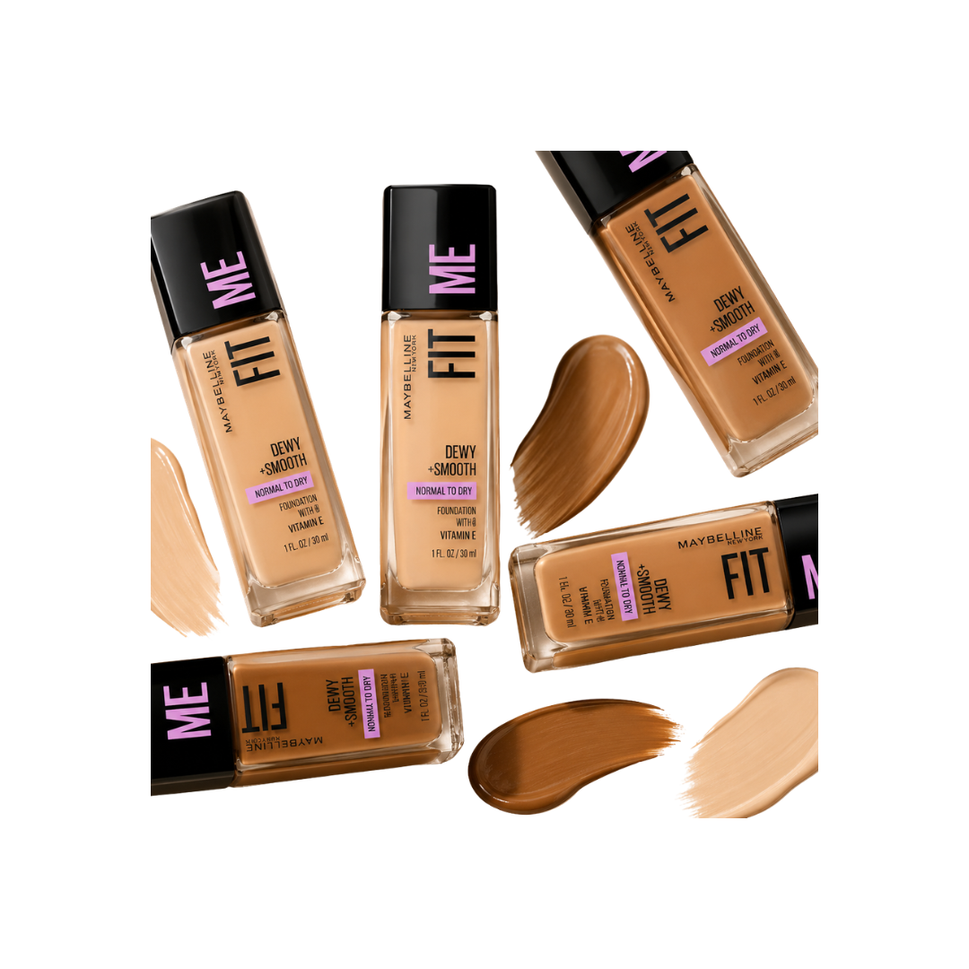 FIT ME® DEWY + SMOOTH BASE DE MAQUILLAJE LÍQUIDA